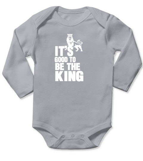 Its good to be king (3c) Long Sleeve Baby One-Piece