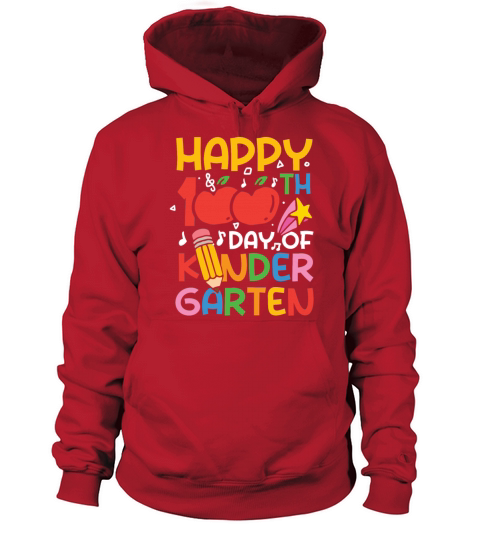 Happy 100th Day of Kindergarten Women's Hoodie