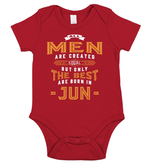 Born in June Short Sleeve Baby One-Piece