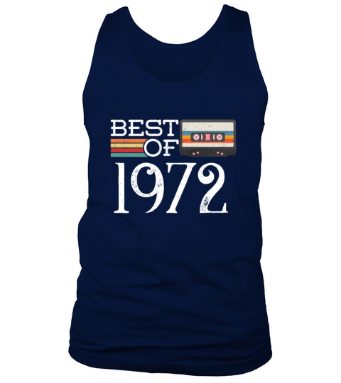 1972 Vintage 48 th Birthday Anniversary Gift Men's Tank Top