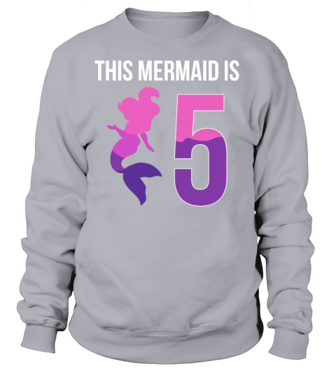 Mermaid 5th Birthday Women's Sweatshirt