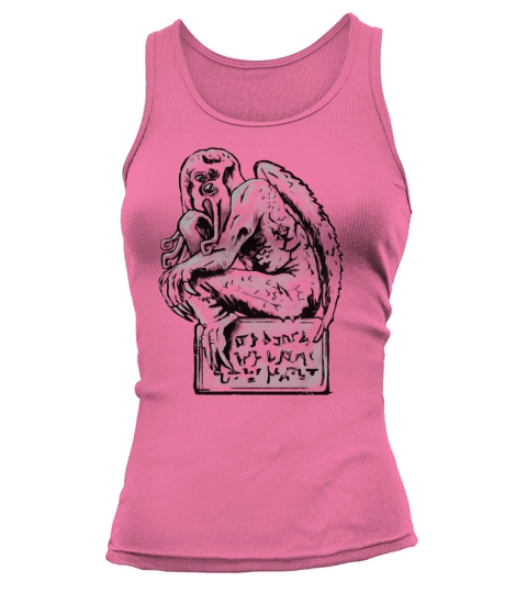 The Thinker, Cthulhu funny , gift  tshirt Tank top Woman