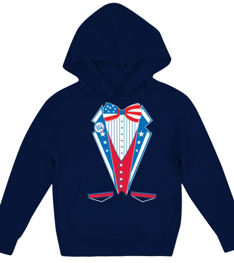 USA Tuxedo Kids Hoodie