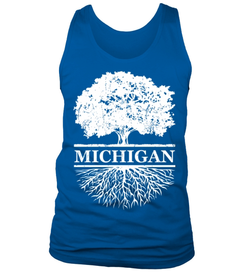 Michigan Vintage Roots Outdoors SouvenirGift Tee Men's Tank Top