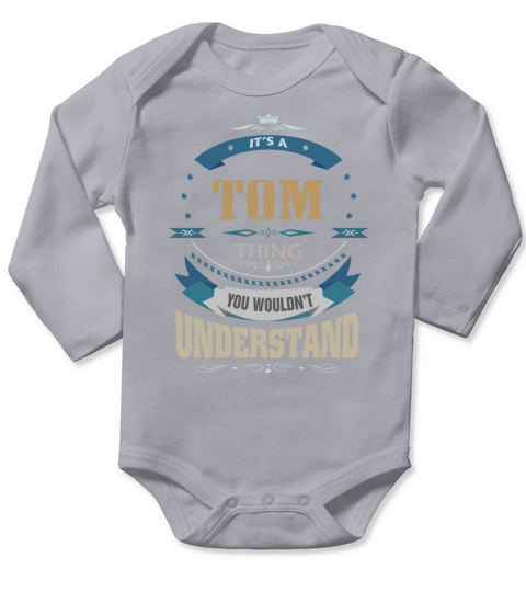 TOM, Its a TOM thing Long Sleeve Baby One-Piece