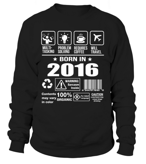 Born In 2016 Women's Sweatshirt