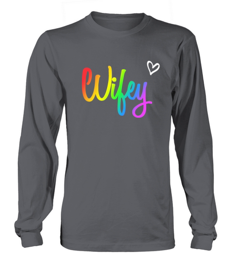 Wifey - LGBT Gay Pride Lesbian Wedding Lesbian Women's Long Sleeve