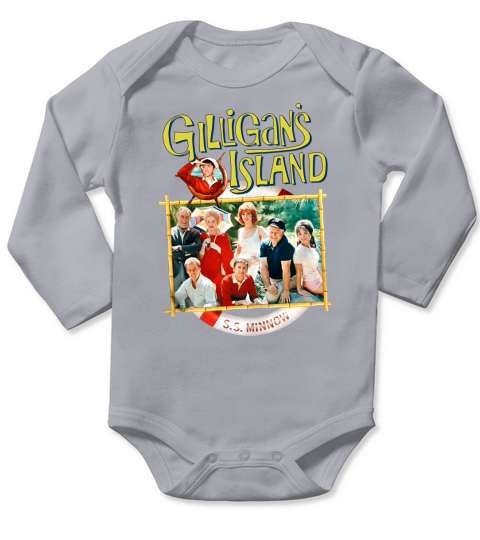 Gilligans Island Long Sleeve Baby One-Piece