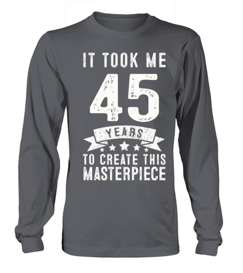 Funny 45 Years Old 1976 T Shirt 45th Birthday Gift Women's Long Sleeve