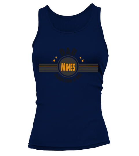 Colorado School of Mines Dad Awesome Family Gift Tank top Woman