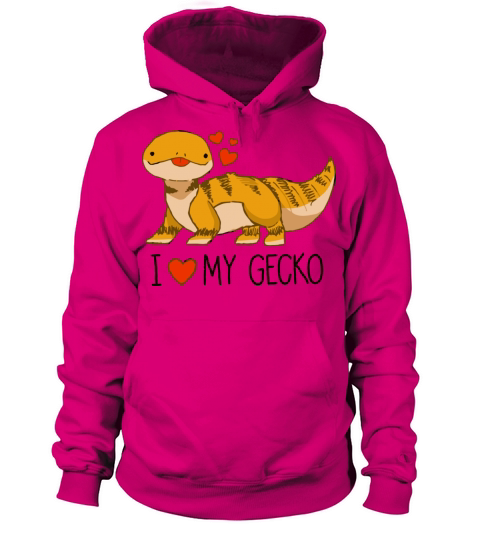 Kawaii Gecko Cute Gecko Cartoon Gecko Leopard Geck Women's Hoodie