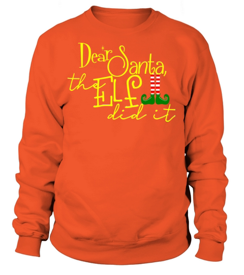 Christmas Elf Did It Women's Sweatshirt