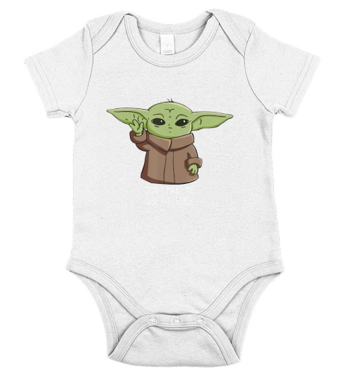 The Mandalorian the Child Dont Make Me Use The Force Short Sleeve Baby One-Piece