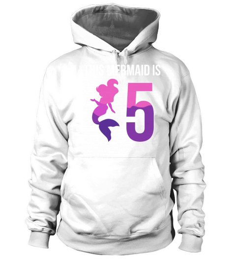 Mermaid 5th Birthday Women's Hoodie