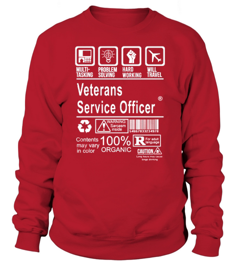 VETERANS SERVICE OFFICER Sweatshirt Unisex