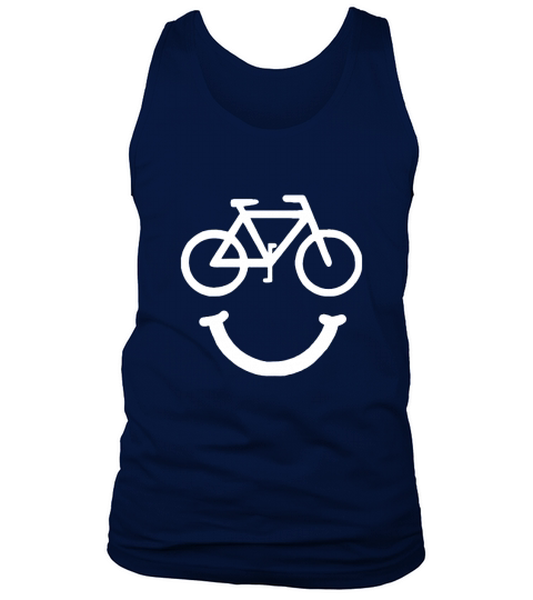bicycle bicycling cycling Smiling Face Tank Top Unisex