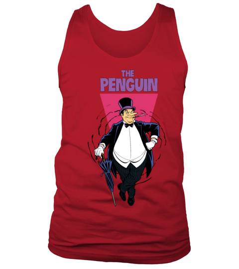 DC Comics Batman Villain The Penguin Vintage Men's Tank Top