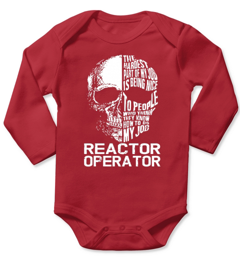 REACTOR OPERATOR Long Sleeve Baby One-Piece