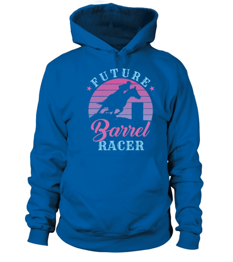 Future Barrel Racer Cute Cowgirl Barrel Racing Men's Hoodie