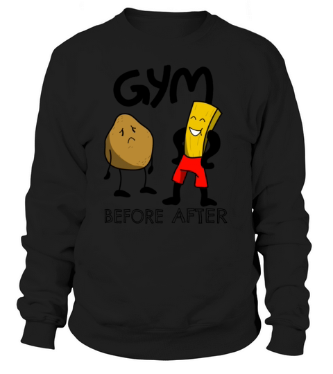 Funny Gym Potatoes Fitness Fun Women's Sweatshirt