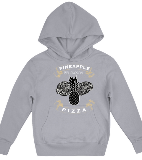 Pineapple Belongs On Pizza Kids Hoodie
