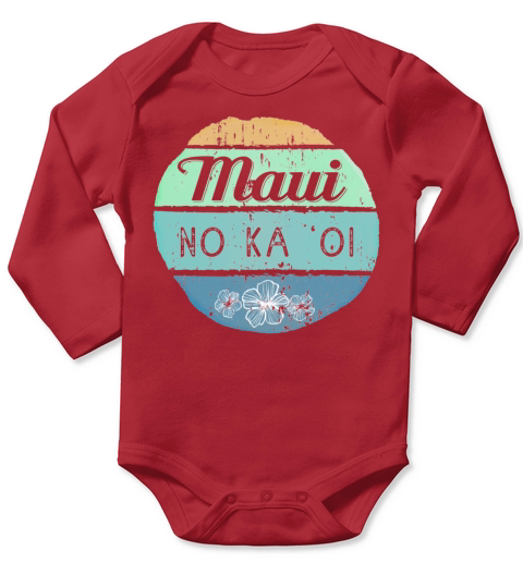 Maui NoKa Oi Long Sleeve Baby One-Piece