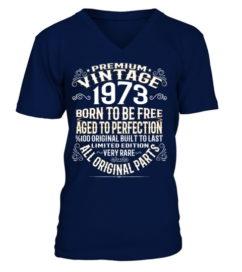 PREMIUM VINTAGE 1973 Men's V-Neck T-shirt