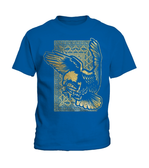 Vintage gold Eagle Kids T-Shirt
