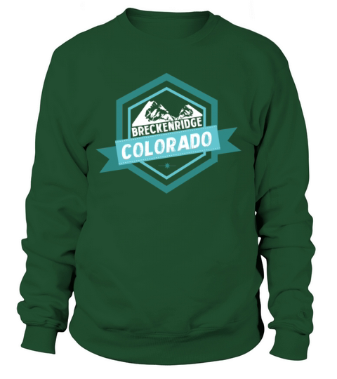 Breckenridge Colorado T shirt Badge Men's Sweatshirt