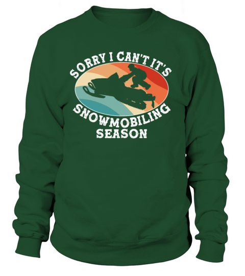 Funny Snowmobile Clothes Snowmobiling Winter Sport Women's Sweatshirt