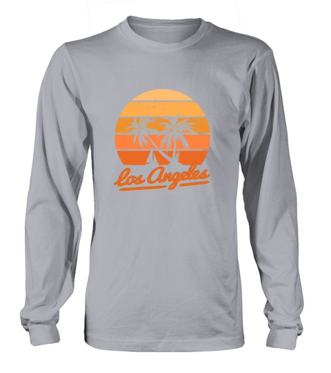 Los Angeles Sun Palm Trees Giftidea Women's Long Sleeve