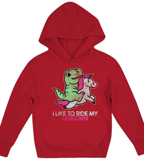 Dinosaur unicorn Kids Hoodie