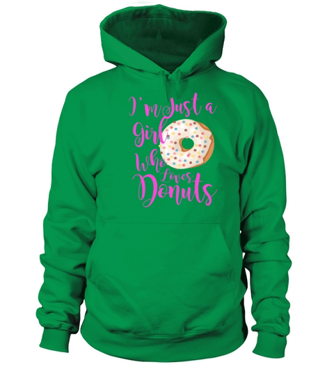 Just A Girl Who Loves Donuts Funny donut design Women's Hoodie