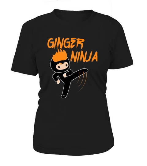 Funny Ginger Ninja Ginga Red Hair Women's T-Shirt