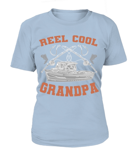 Funny Fishing Decals Gifts Reel Cool Grandpa Fathe Women's T-Shirt