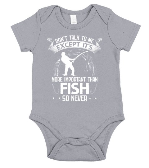 Fisherman Talk Only About Fish Fisher Angler Short Sleeve Baby One-Piece
