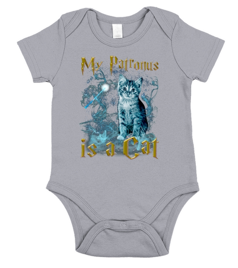 MY PATRONUS IS A CAT Short Sleeve Baby One-Piece