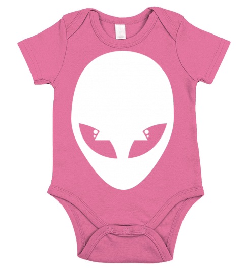 Alien Head Extraterrestrial Ufo Space Gift Short Sleeve Baby One-Piece
