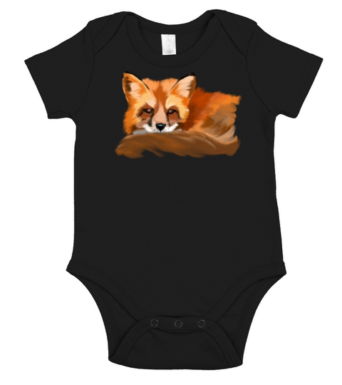 fox Short Sleeve Baby One-Piece