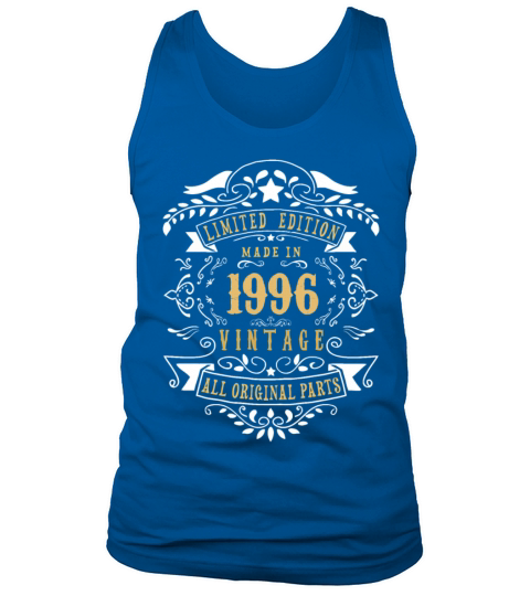 Limited Edition Made In 1996 Vintage Original Men's Tank Top