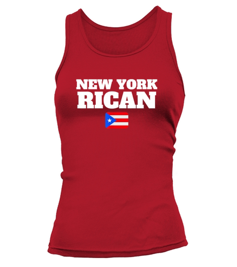 New York Rican Heritage Puerto Rico Flag Tank top Woman