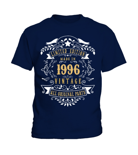 Limited Edition Made In 1996 Vintage Original Kids T-Shirt