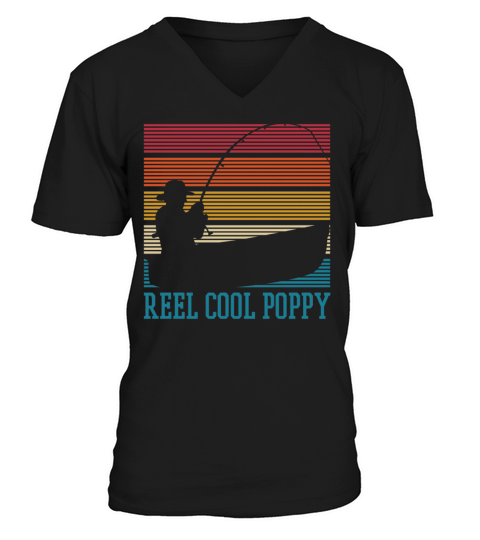 Fishing Grandpa Men's V-Neck T-shirt