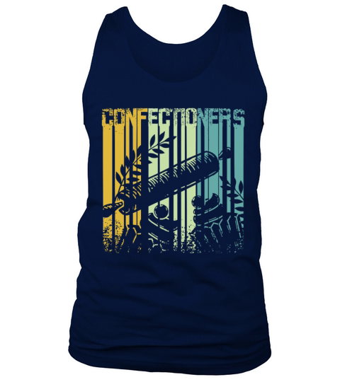 Vintage Retro Confectioner Men's Tank Top