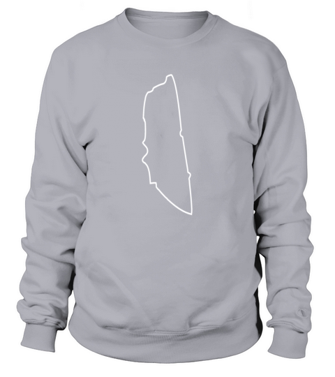 Le Mans Circuit Outline Tee Sweatshirt Unisex
