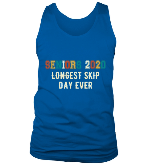 Senior Skip Day Champions 2020 Retro Vintage Men's Tank Top