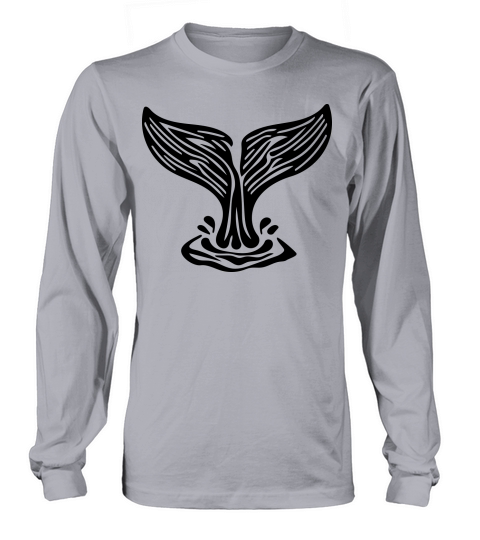 Whale Fluke Vector Women's Long Sleeve