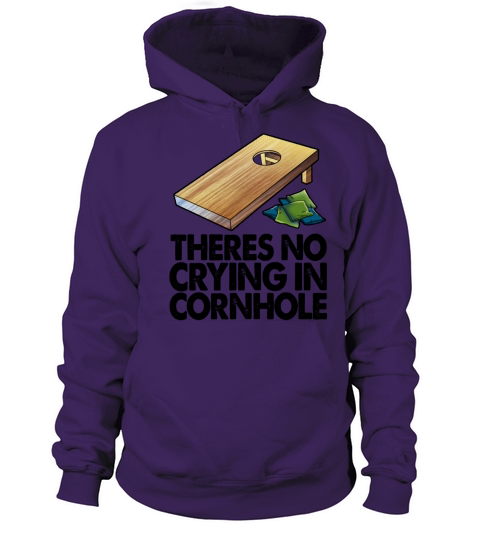 Theres No Crying In Cornhole Women's Hoodie