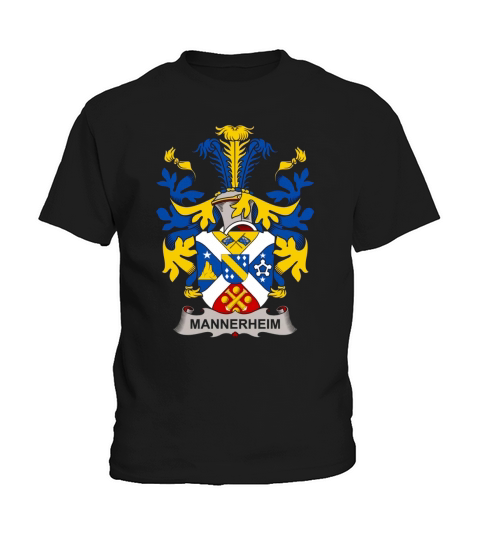 Mannerheim Family Crest Swedish Family Crests - Coffee Mug (colored) Kids T-Shirt