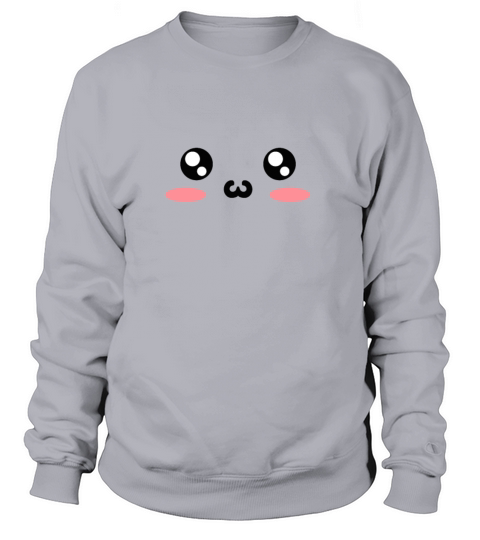 Kawaii Anime Face Women's Sweatshirt